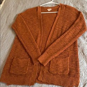 Brunt Orange Cardigan